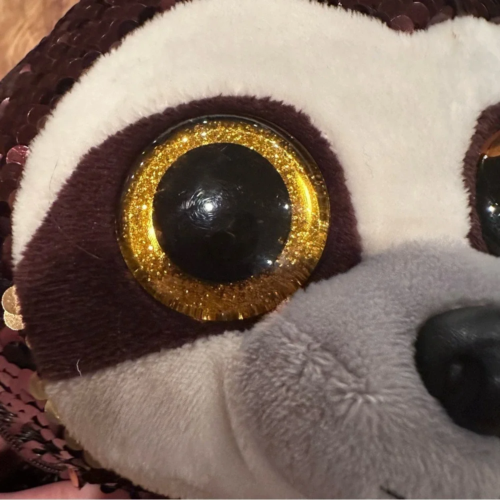 Ty Fashion Sequin Sloth Backpack Plush Backpack Reversible‎ Sequins Kids Bag